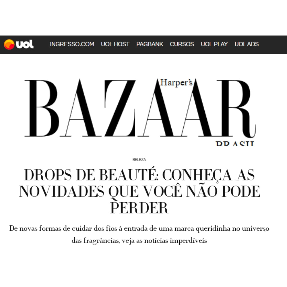 Harper´s Bazaar menciona a Move Skin Beauty na lista de novidades quentes da semana!