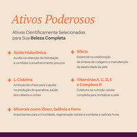 Beauty Glow Multivitamínico Pele, Cabelo e Unha 30 Cápsulas (1 Mês) - Move Skin Beauty