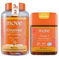 Kit Creatina Gummy + Ômega 3  (1 Mês) - Move Skin Beauty