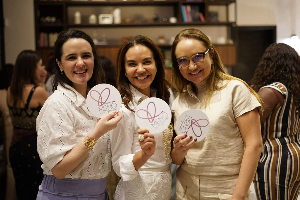 3 mulheres no evento Menoempausa.