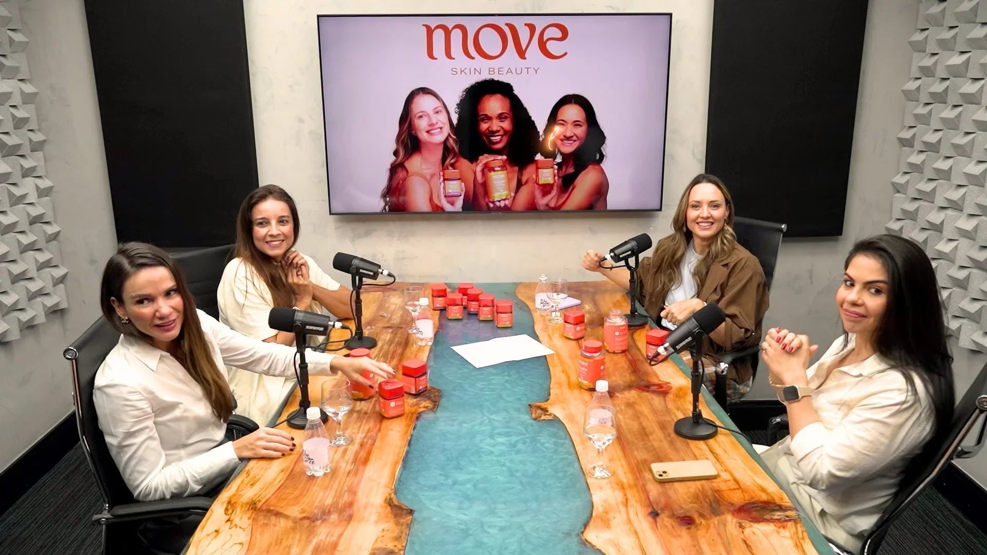 Podcast com a fundadora da Move Skin Beauty e participantes