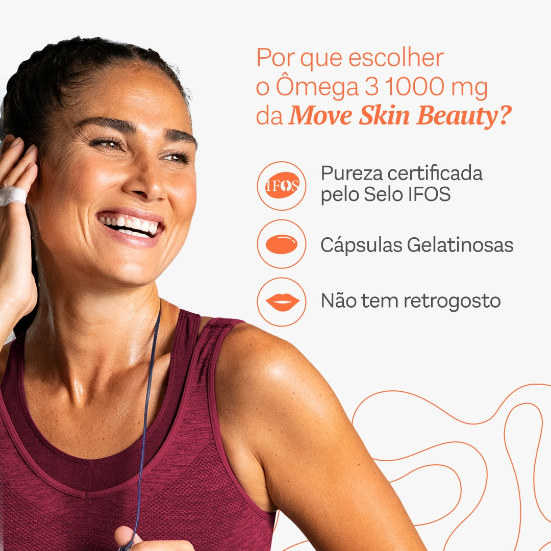 Ômega 3 Concentrado 660 EPA 440 DHA IFOS™ 60 Cápsulas (1 Mês) - Move Skin Beauty