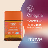 Ômega 3 Concentrado 660 EPA 440 DHA IFOS™ 60 Cápsulas (1 Mês) - Move Skin Beauty