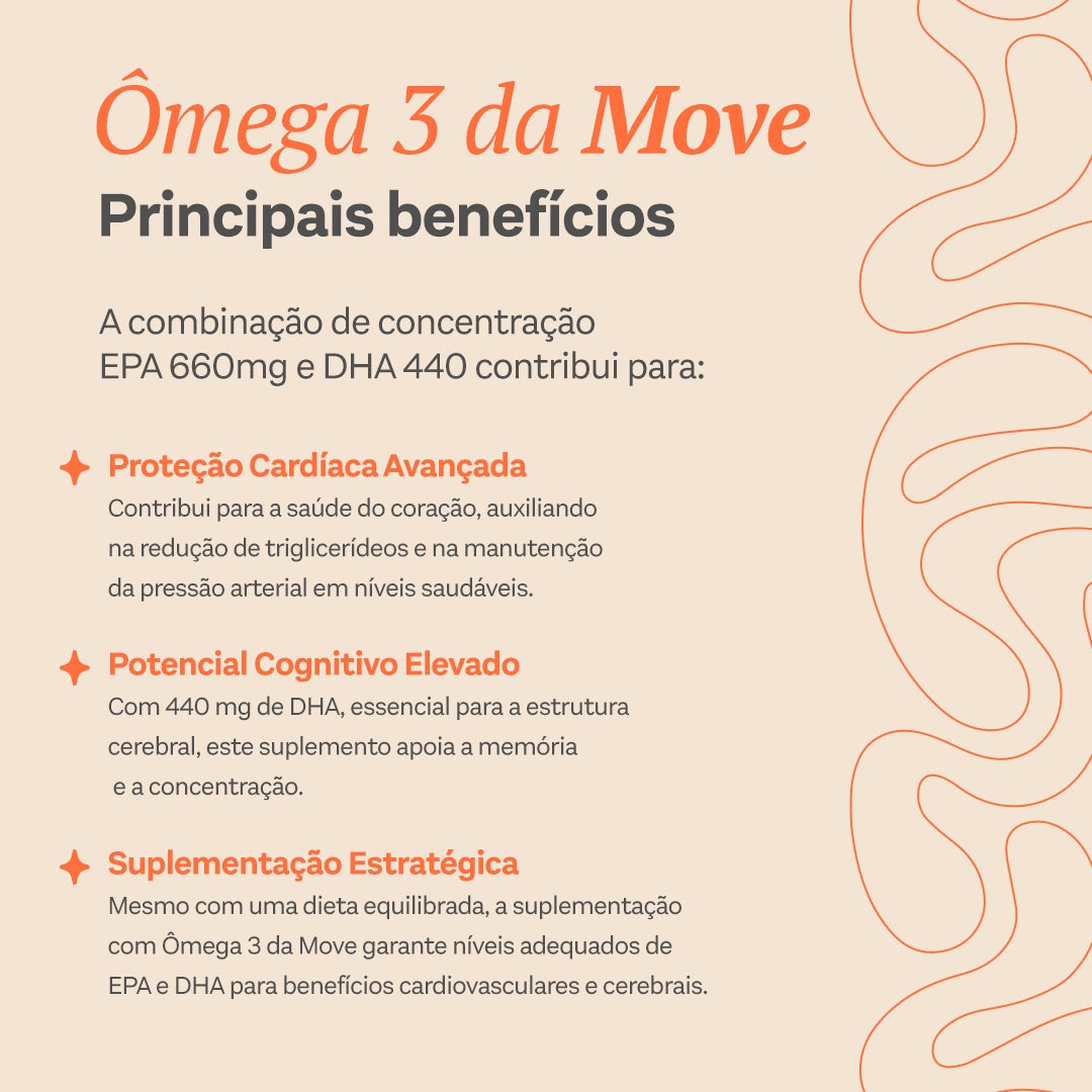 Ômega 3 Concentrado 660 EPA 440 DHA IFOS™ 60 Cápsulas (1 Mês) - Move Skin Beauty