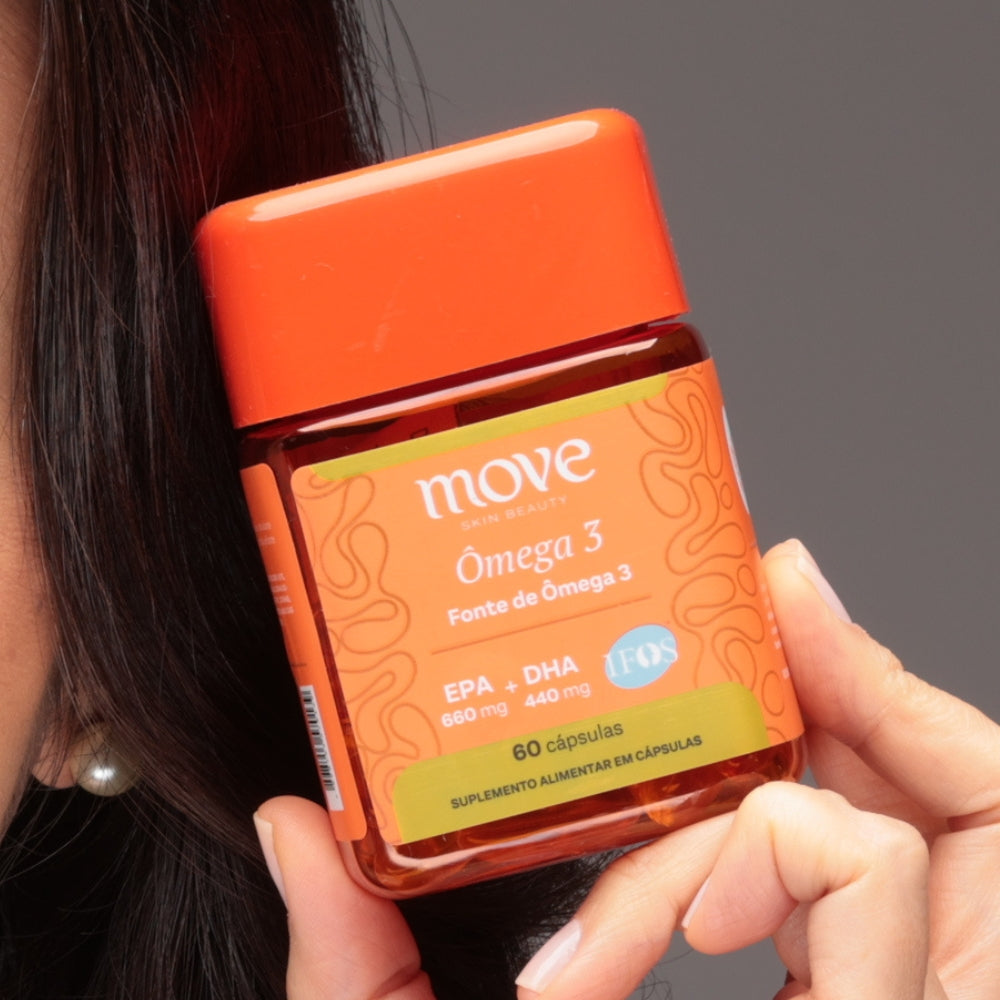 Ômega 3 Move Skin Beauty com selo IFOS - 60 Cápsulas