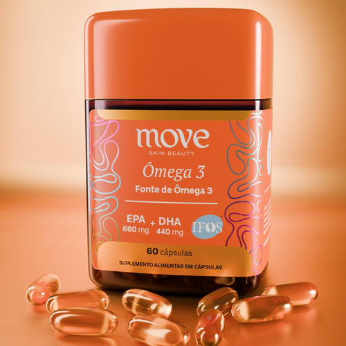 Ômega 3 Concentrado 660 EPA 440 DHA IFOS™ 60 Cápsulas (1 Mês) - Move Skin Beauty