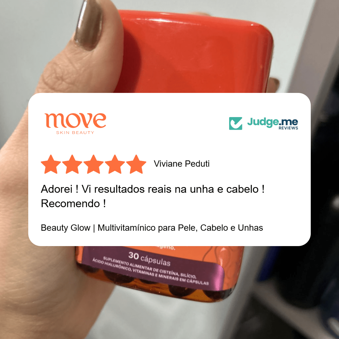 Beauty Glow | Multivitamínico para Pele, Cabelo e Unhas - Move Skin Beauty