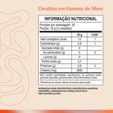 Creatina Gummy Monohidratada Sabor Tangerina 60 Unidades (1 Mês) - Move Skin Beauty