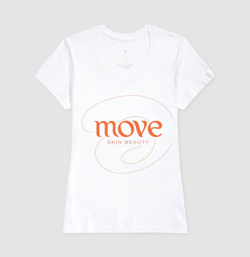 Camiseta Logo Move Skin Beauty - Move Skin Beauty