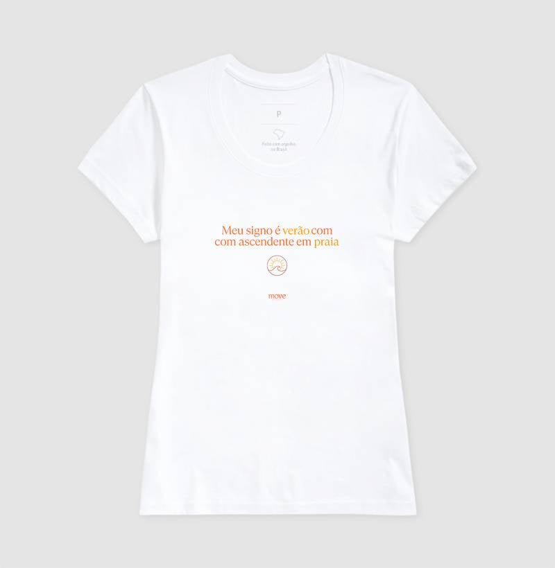 Camiseta: Meu Signo - Move Skin Beauty