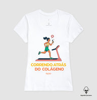 Camiseta Premium: Correndo Atrás do Colágeno - Move Skin Beauty