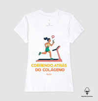 Camiseta Premium: Correndo Atrás do Colágeno - Move Skin Beauty