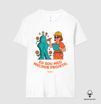 Camiseta Premium Eu sou meu melhor Projeto - Move Skin Beauty