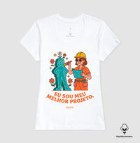 Camiseta Premium Eu sou meu melhor Projeto - Move Skin Beauty