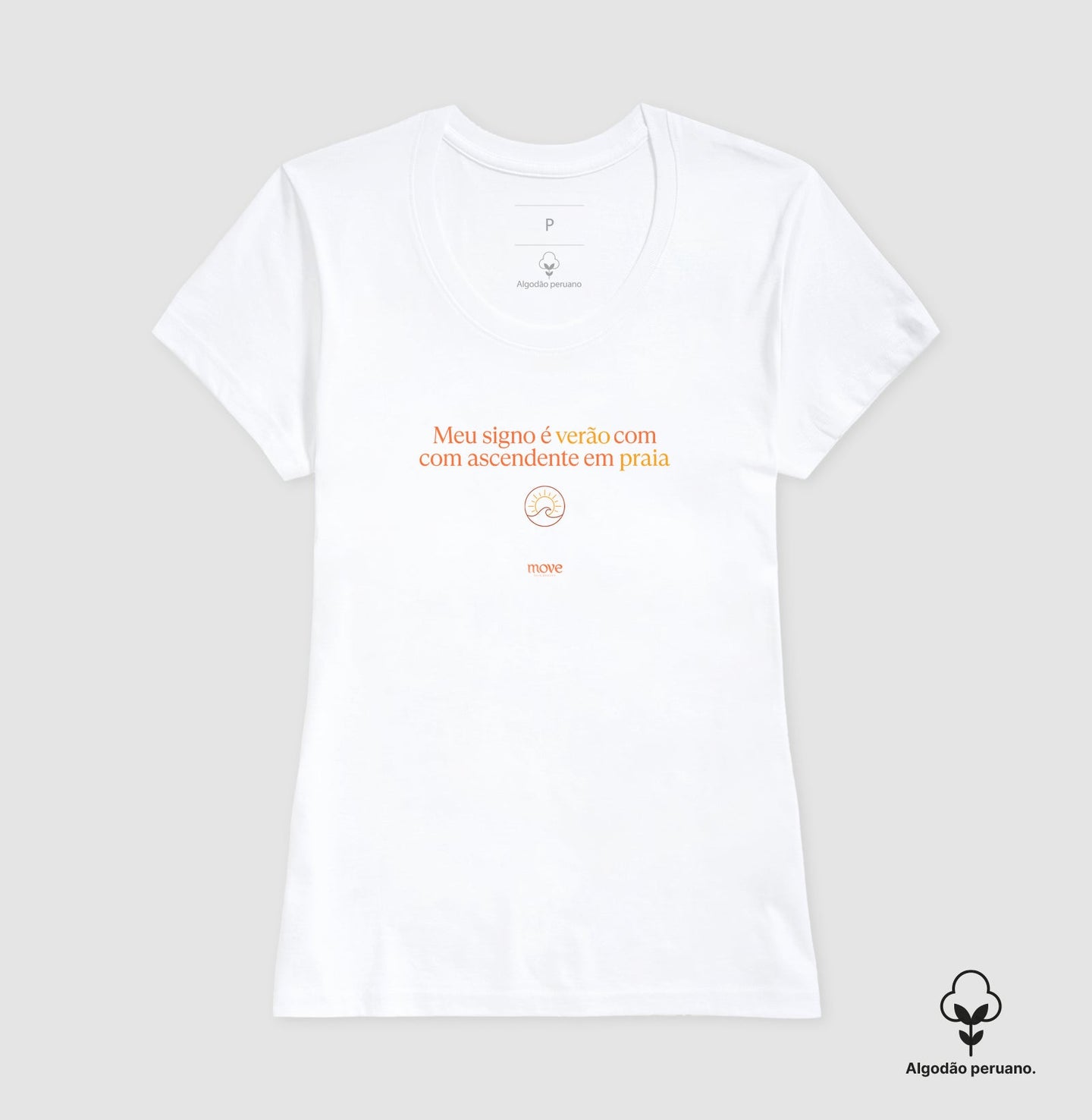 Camiseta Premium: Meu Signo - Move Skin Beauty