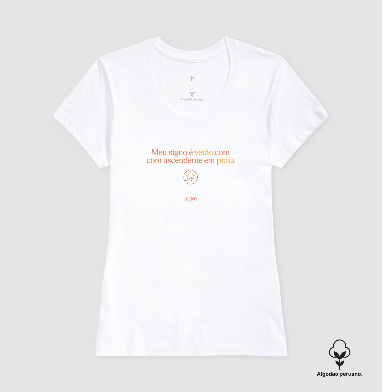 Camiseta Premium: Meu Signo - Move Skin Beauty