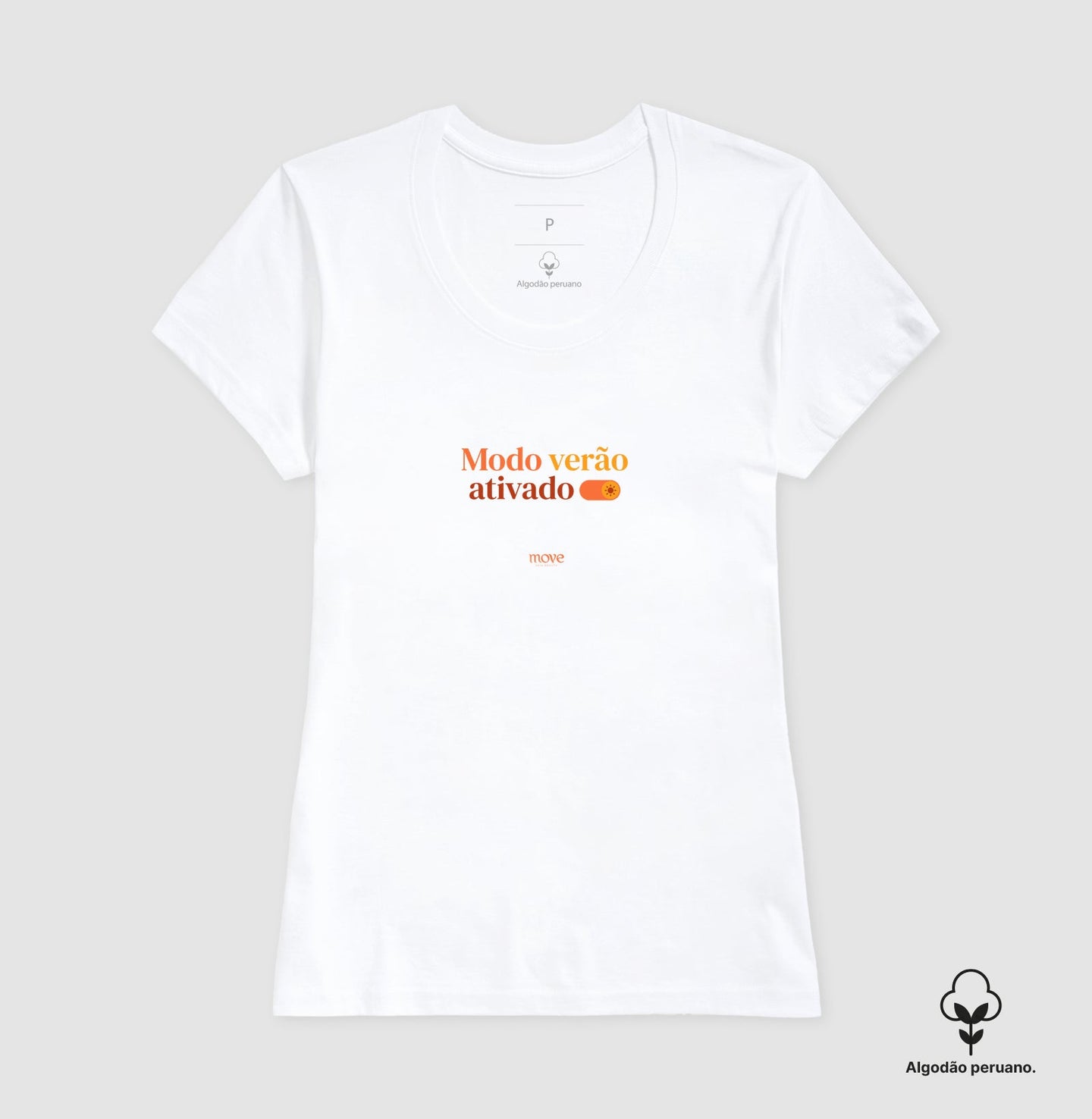 Camiseta Premium: Modo Verão Ativado - Move Skin Beauty