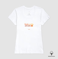 Camiseta Premium: Modo Verão Ativado - Move Skin Beauty