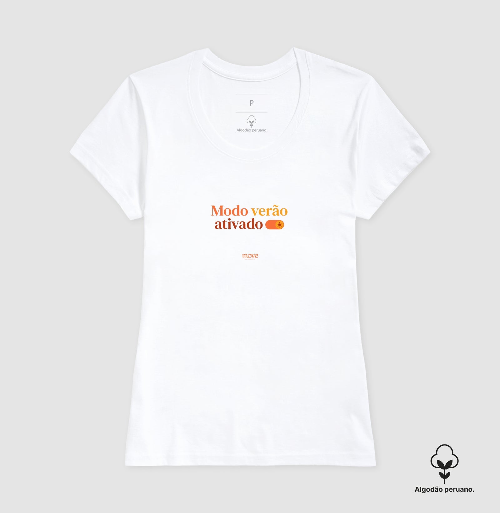 Camiseta Premium: Modo Verão Ativado - Move Skin Beauty