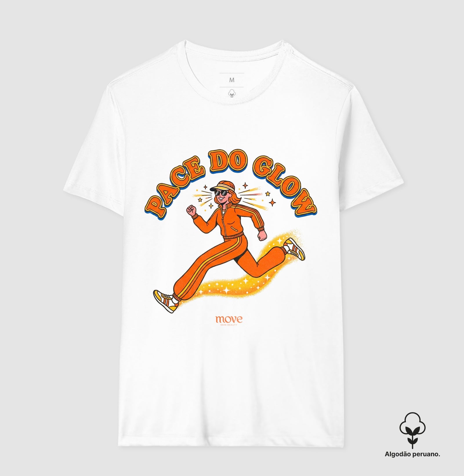 Camiseta Premium: Pace do Glow - Move Skin Beauty