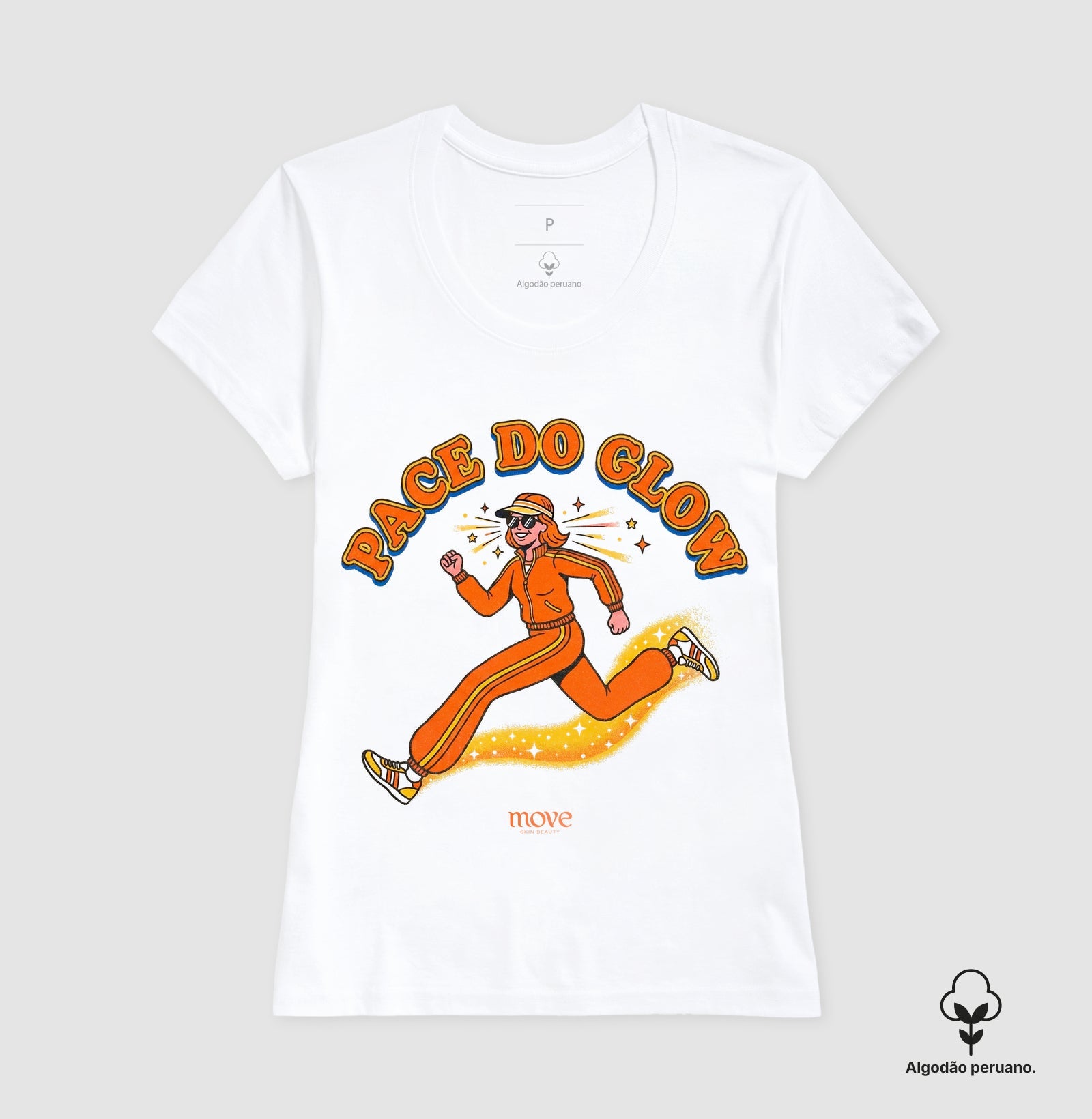 Camiseta Premium: Pace do Glow - Move Skin Beauty