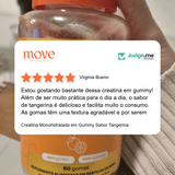 Creatina Monohidratada em Gummy Sabor Tangerina - Move Skin Beauty