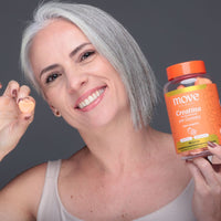 Creatina Gummy Monohidratada Sabor Tangerina 60 Unidades (1 Mês) - Move Skin Beauty