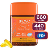 Kit Creatina Gummy Tangerina Monohidratada + Ômega 3 - Move Skin Beauty