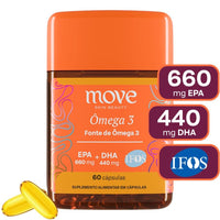 Kit Creatina Gummy Tangerina Monohidratada + Ômega 3 - Move Skin Beauty