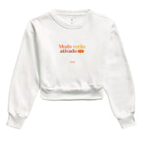Moletom Cropped: Modo Verão - Move Skin Beauty