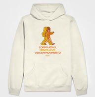 Moletom Hoodie: Corpo Ativo, Mente Leve, Vida em Movimento - Move Skin Beauty