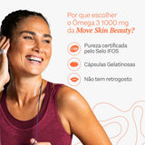 Ômega 3 Concentrado IFOS™ – 1100mg EPA + DHA - Move Skin Beauty